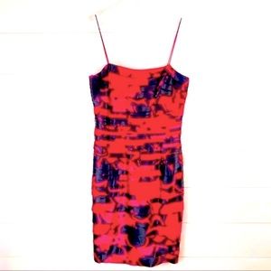 JS Collections 12 Satin‎ Tiered Sheath Dress